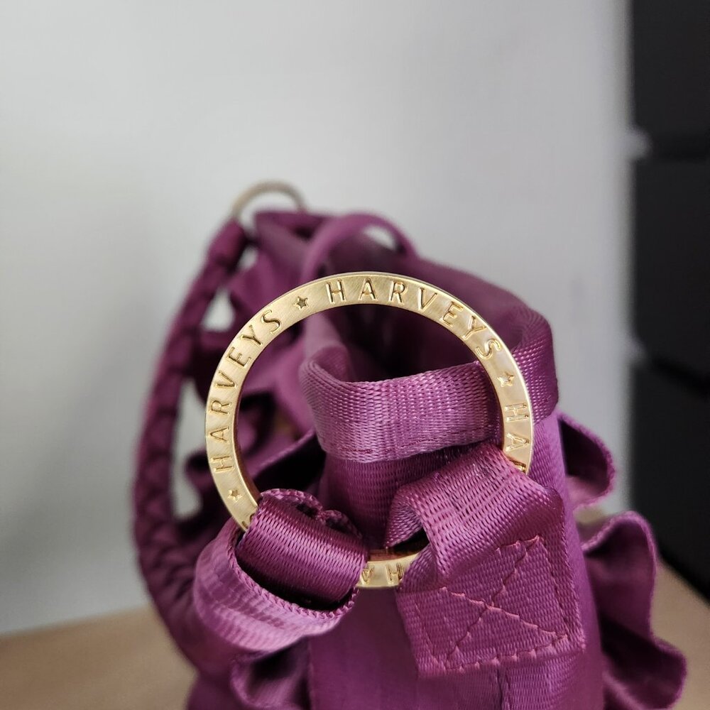 Harveys Lola Ruffle Shoulder Bag with Gold-tone Hardware - Picture 5 of 8